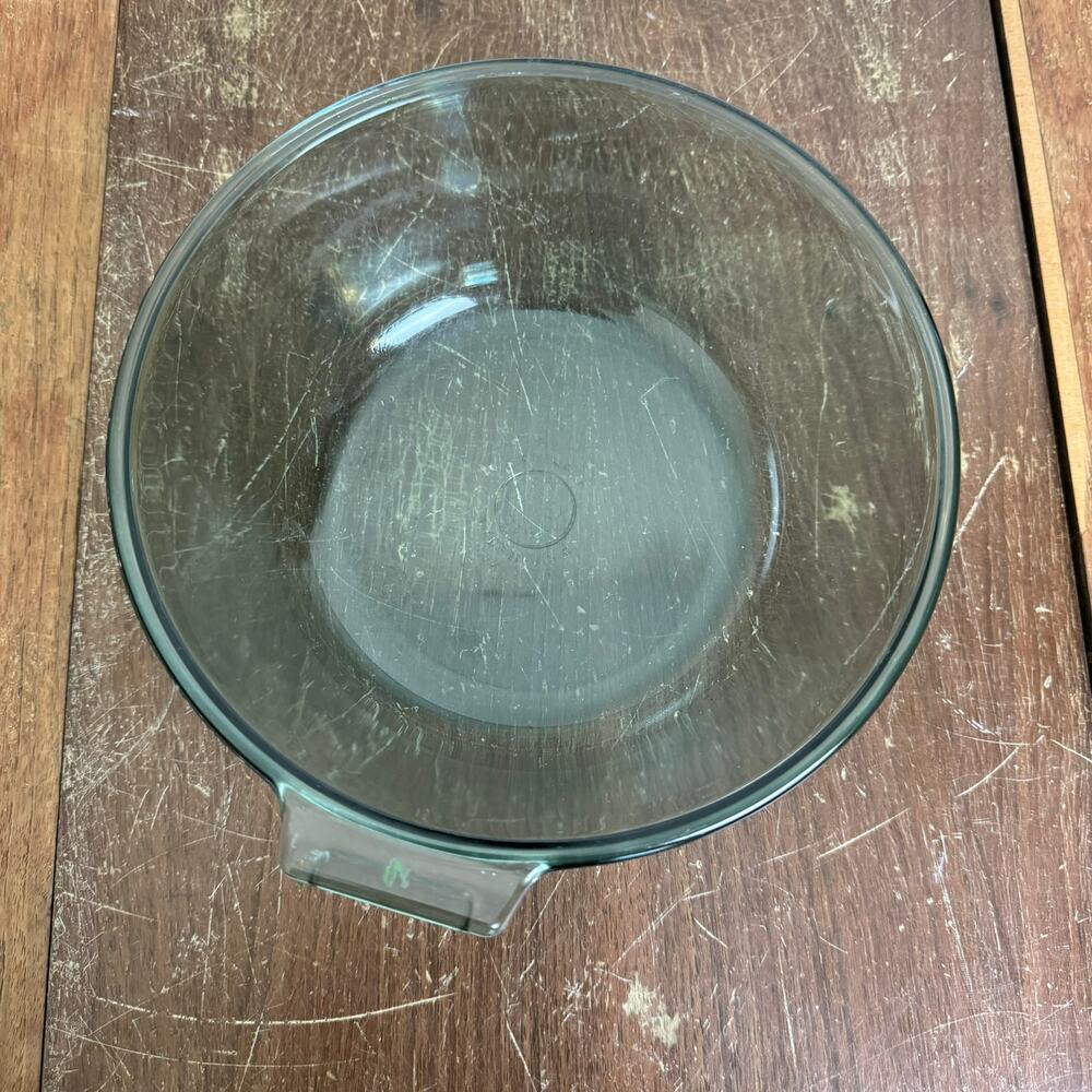 Vintage 1940s Flameware D-K 833-B Blue Tint Pan‎ Skillet Bowl USA